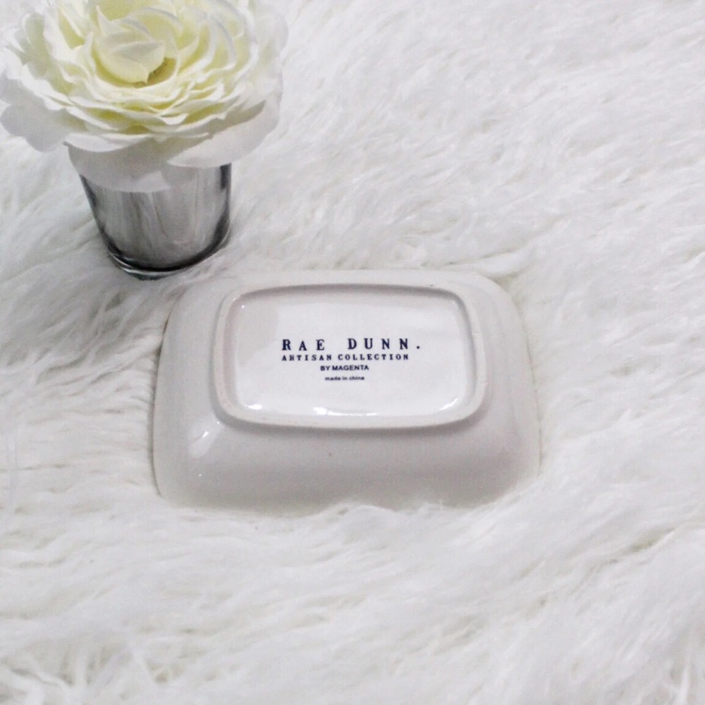 🎈SOLD 🎈Rae Dunn Love\Beauty Rectangle Tray/Dish - Picture 4 of 4